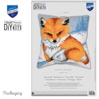 Vervaco Kreuzstich-Kissen-Set Kleiner Fuchs - Stickbild...