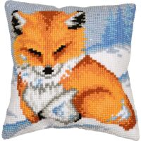 Vervaco Kreuzstich-Kissen-Set Kleiner Fuchs - Stickbild...