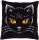 Vervaco Kreuzstich-Kissen-Set Schwarze Katze - Stickbild vorgezeichnet