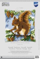 Vervaco Kreuzstich-Kissen-Set Eichhörnchen -...
