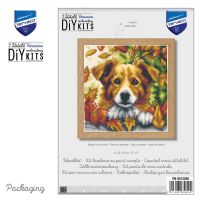 Vervaco PN-0147275 Zählmusterpackung Hund im Herbst