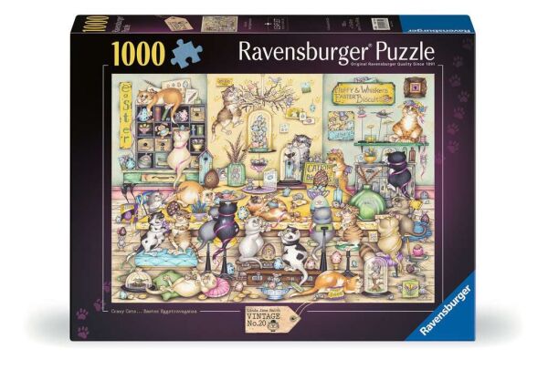 Crazy Cats – 1000 Teile Puzzle von Ravensburger
