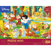 Trefl, Disney Snow White, 600 Teile Puzzle - Jubiläumsausgabe