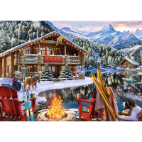 Trefl, Weihnachten in den Bergen, 2x500 Teile Puzzle