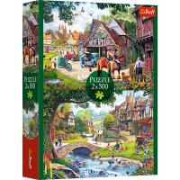 Trefl, Idyllisches Leben, 2x500 Teile Puzzle