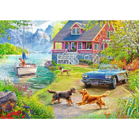 Trefl, Sommerliche Entspannung, 2x500 Teile Puzzle