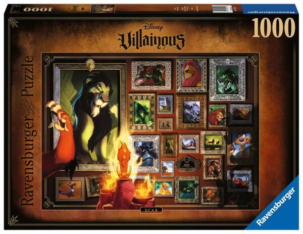 Disney Villainous Scar 1000 Teile Puzzle