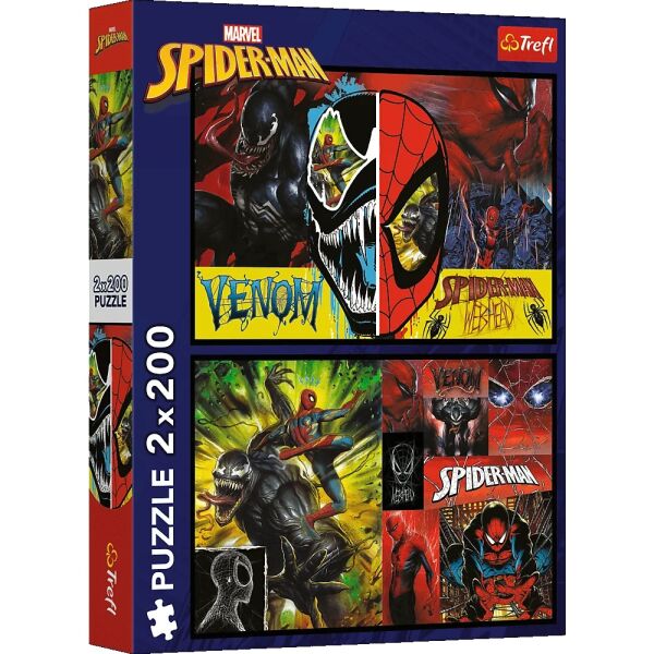 Trefl, Marvel Spiderman, 2x 200 Teile Puzzle