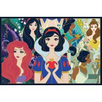 Trefl, Disney Princess, 2x 200 Teile Puzzle