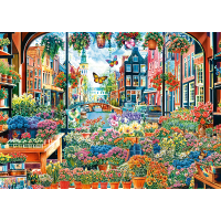 Trefl, Blumenladen in Amsterdam, 2000 Teile Puzzle
