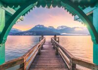 Romantischer Steg am Lac dAnnecy – 1000 Teile...