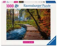 Herbstlicher Waldweg – 1000 Teile Puzzle von...