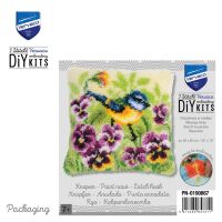 Vervaco Knüpfkissenpackung Blaumeise