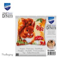 Vervaco Knüpfkissenpackung Eichhörnchen im Herbst
