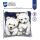 Vervaco Knüpfkissenpackung Kleine Eisbären