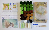 Vervaco Knüpfkissenpackung Eichhörnchen