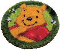 Vervaco Knüpfformteppichpackung Disney Winnie the Pooh