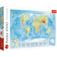 Trefl, Weltkarte, 1000 Teile Puzzle