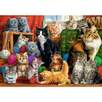 Trefl, Katzenbegegnung, 1000 Teile Puzzle