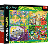Trefl, Die verdrehte Welt von Rick & Morty, 4x250...
