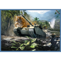 Trefl, Panzerbattle, 4x250 Teile Puzzle