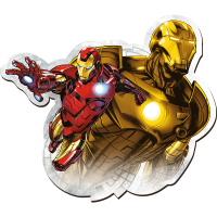 Trefl, Wood Craft, Tapferer Iron Man, 160 Teile Holzpuzzle