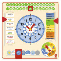 Goula Kalender Uhr aus Holz