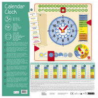 Goula Kalender Uhr aus Holz