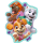 Trefl, Paw Patrol, Ein fröhlicher haufen Hunde, 50 Teile Holzpuzzle