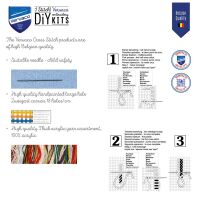 Kreuzstich-Kissen-Set Igel - Stickbild vorgezeichnet