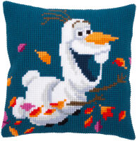 Kreuzstich-Kissen-Set Disney Frozen 2 Olaf - Stickbild...
