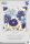 Kreuzstich-Kissen-Set Anemonen in Blau - Stickbild vorgezeichnet