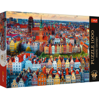Trefl, Blick auf Danzig, 1000 Teile Premium Plus Puzzle