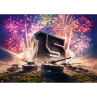 Trefl, 15 Jahre World of Tanks, 1000 Teile Premium Plus...