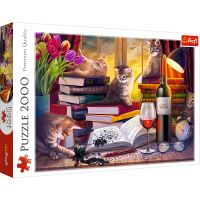 Trefl, Katzenabend, 2000 Teile Puzzle