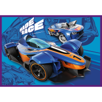 Trefl, Hot Wheels, 4x250 Teile Puzzle