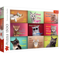 Trefl, Lustige Katzen,1500 Teile Puzzle