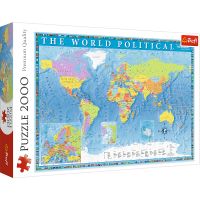 Trefl, Politische Weltkarte, 2000 Teile Puzzle