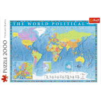 Trefl, Politische Weltkarte, 2000 Teile Puzzle
