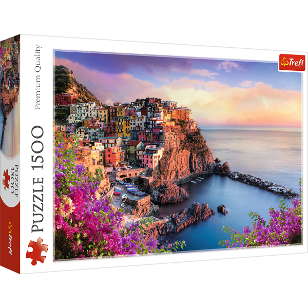 Trefl, Sicht auf Manarola, 1500 Teile Puzzle
