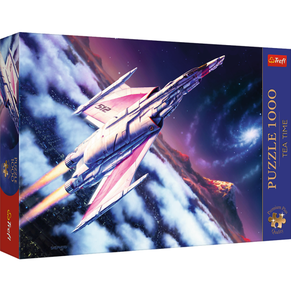 Trefl, Flug ins All, 1000 Teile Premium Plus Puzzle