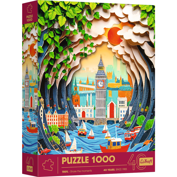 Trefl, 40 Jahre Jubiläum, London, 1000 Teile Puzzle
