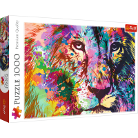 Trefl, Bunter Löwe, 1000 Teile Puzzle