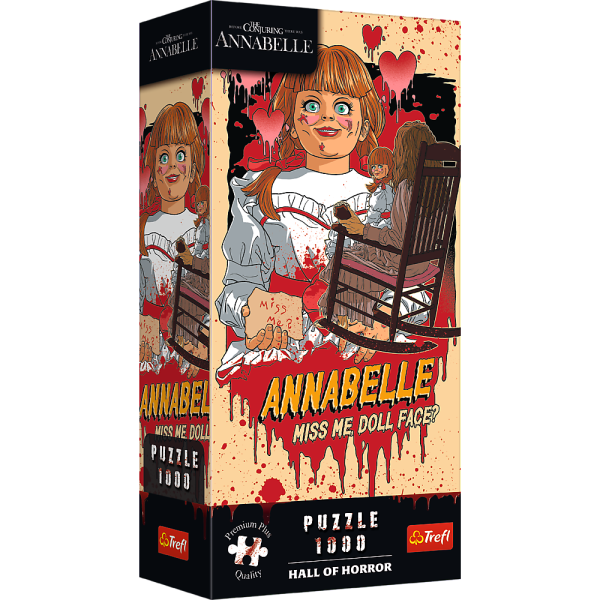 Trefl, Hall of Horror, Annabelle, 1000 Teile Premium Plus Puzzle