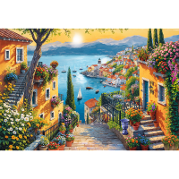Trefl, Gemalte Landschaft, 1500 Teile Puzzle