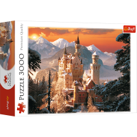 Trefl, Schloss Neuschwanstein im Winter, 3000 Teile Puzzle