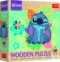 Trefl, Lilo & Stitch, 50 Teile Holzpuzzle