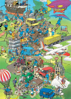 Jan van Haasteren Oldtimers Paket-Panik 1000 Teile Puzzle