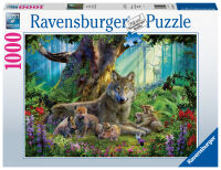Ravensburger, Wölfe im Wald, 1000 Teile Puzzle