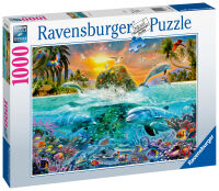 Ravensburger, Die Unterwasserinsel, 1000 Teile Puzzle